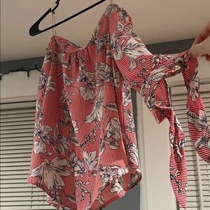 Floral Off-Shoulder Blouse